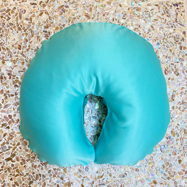 Face Cradle Cover for massage aqua