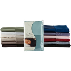 Satin pillowcase by Satin Serenity color selection