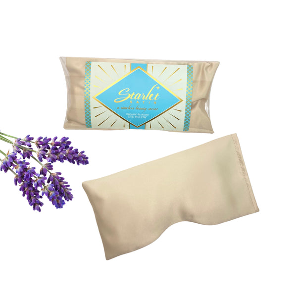 Cream Eye Pillow aromatherapy lavender