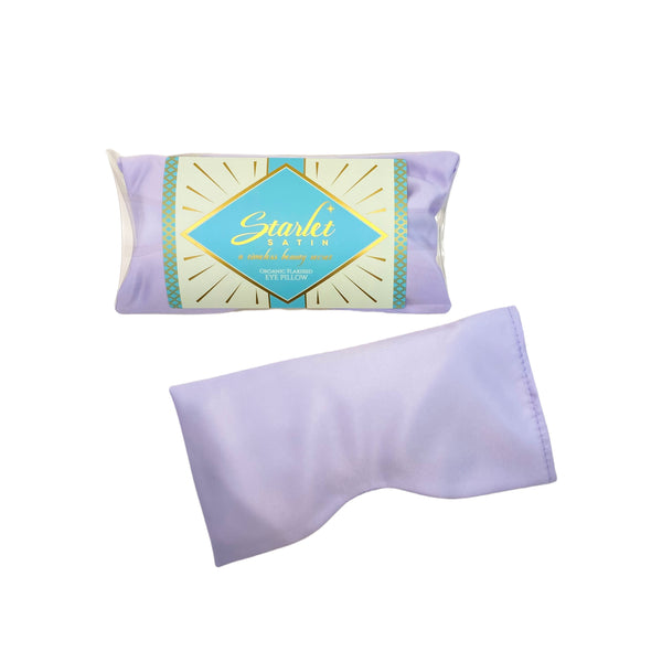 Flax seed lavender eye pillow
