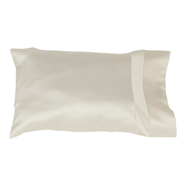 Travel pillow cover ivory