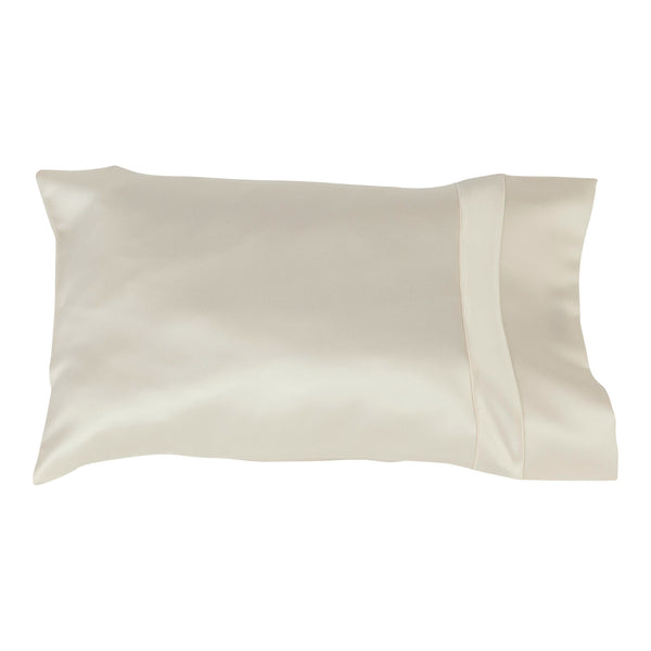 Satin Travel Pillow Ivory by Satin Serenity 